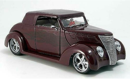 Ford Hot Rod 1937 1/18 Yat Ming cabrio rot geschlossen modellautos