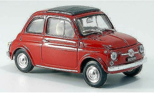 Fiat 500 F 1/43 Brumm rot geschlossenes Faltdach 1965 modellautos