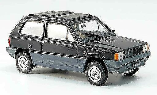 Fiat Panda 45 1/43 Brumm schwarz avec capote Doppelfaltdach 1981 modellautos