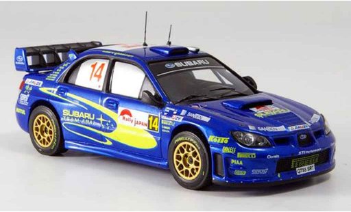 Subaru Impreza WRC 1/43 IXO no.14 arai sircombe rallye japan 2006 modellautos