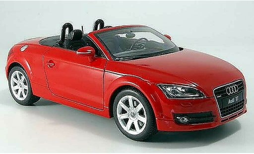 Audi TT roadster 1/18 Welly rot sans capote modellautos