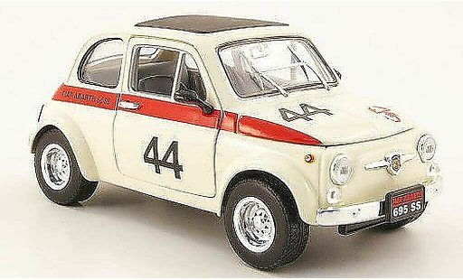 Fiat 500 Abarth 1/18 Mondo Motors 695ss weiss no.44 modellautos