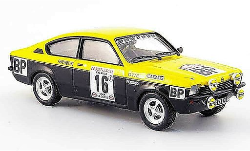 Opel Kadett GT 1/43 Trofeu e no.16 bp tour de corse 1975 modellautos