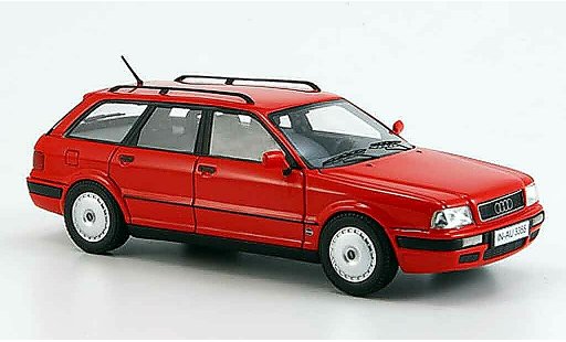 Audi 80 avant 1/43 Neo (B 4) rot modellautos