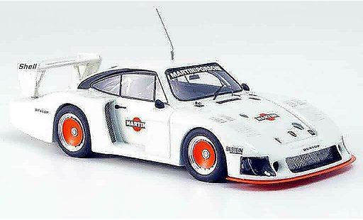 Porsche 935 1978 1/43 Look Smart Moby Dick Martini Press Version weiss modellautos