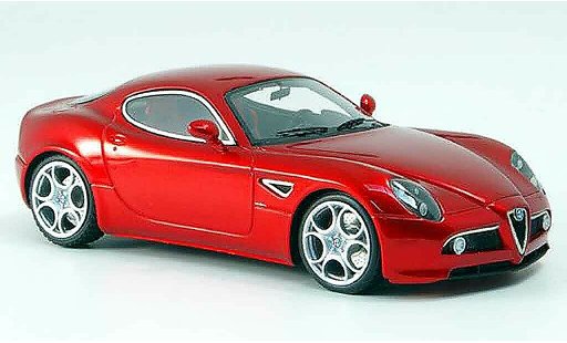 Alfa Romeo 8C competizione 1/43 Look Smart rot ausstellung frankfurt 2007 modellautos