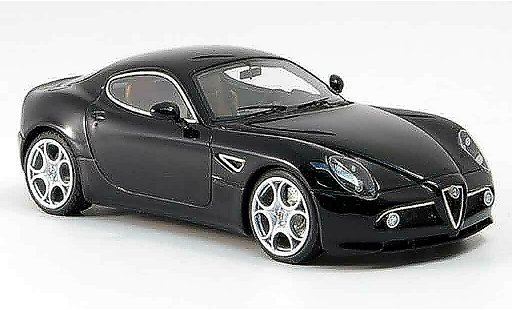 Alfa Romeo 8C competizione 1/43 Look Smart schwarz austellung frankfurt 2007 modellautos