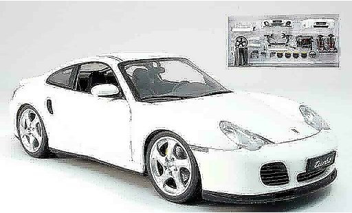 Porsche 911 Base 1/18 AutoProShop gt techart xl weiss mit tunigteilen 2004 modellautos