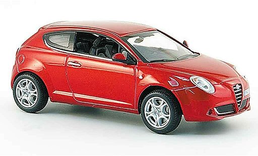 Alfa Romeo Mito berline 1/43 Norev rot 2008 modellautos