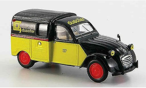 Citroen 2CV Fourgonnette 1/43 Norev camionette calberson 1965 modellautos
