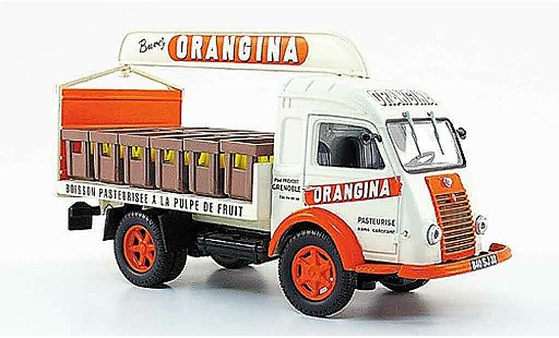 Renault Galion Base 1/43 Norev 2.5t getrankeaufbau orangina 1967 modellautos