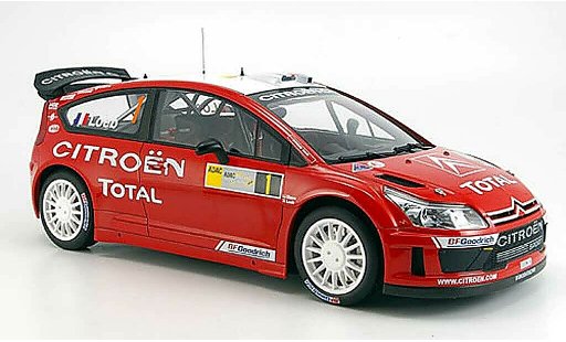 Citroen C4 WRC 1/18 Autoart loeb/ elena no.1 sieger brd rallye 2008 modellautos