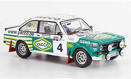 Ford Escort RS 1800 1/43 IXO No.4 Snijers Soenes Sieger SPA 2008 modellautos