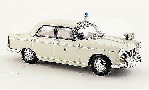 Peugeot 404 Berline 1/43 IXO Limousine police 1966 modellautos
