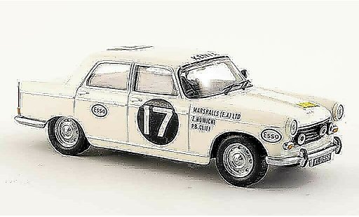 Peugeot 404 Berline 1/43 IXO Limousine no.17 sieger rallye safari 1968 modellautos