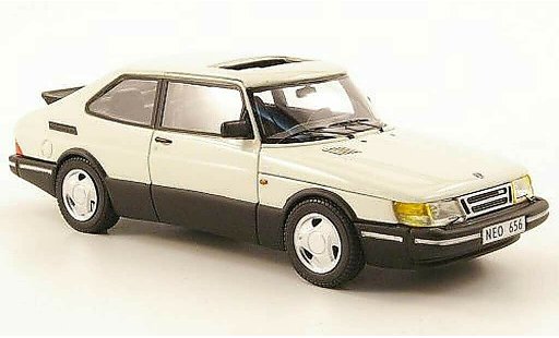 Saab 900 Turbo 1/43 Neo 16S aerien weiss 1992 modellautos