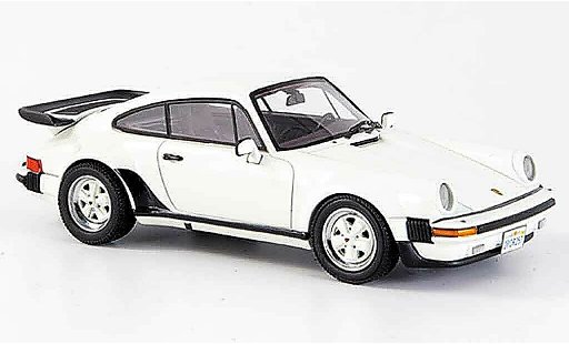 Porsche 911 Turbo 1/43 Neo US Version weiss modellautos