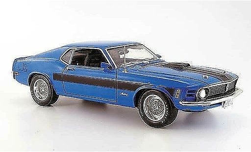 Ford Mustang Special Edition 1/18 Highway 61 sidewinder blau/schwarz modellautos