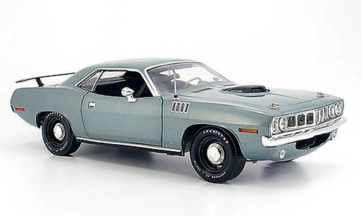 Plymouth Cuda 1970 1/18 Highway 61 grau modellautos