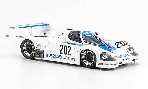 Mazda 757 Base 1/43 Spark No.202 Kennedy Galvin Dieudonne Le Mans 1987 modellautos