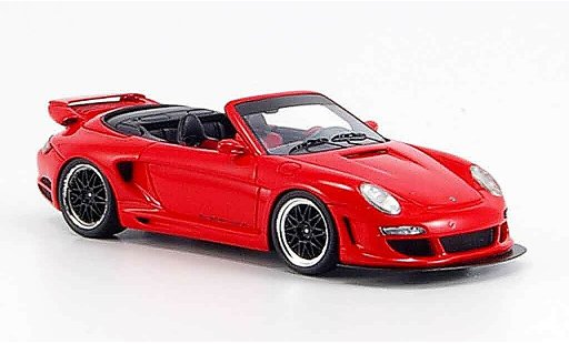 Gemballa GTR 500 1/43 Spark Avalanche rot Verdeck geoffnet modellautos