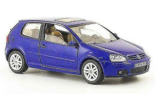 Volkswagen Golf Base 1/43 Schuco blau 3 portes modellautos