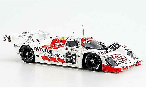 Porsche 911 1991 1/43 Spark No.58 Joest Siebter 24h Le Mans modellautos