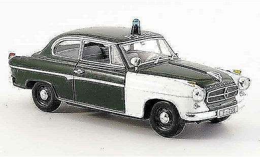 Borgward Isabella police 1/43 Minichamps Frankfurt 2turer 1959 modellautos