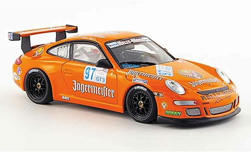 Porsche 911 GT3 CUP 1/43 Minichamps 2008 Team Kellymoss Racing Le Mans modellautos