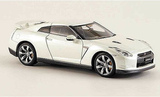 Nissan Skyline R35 1/43 Kyosho GTR weiss 2008 modellautos