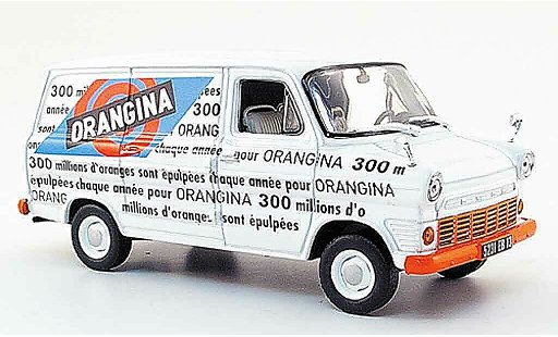 Ford Transit Mk1 1/43 Norev MK I Kasten Orangina 1970 modellautos