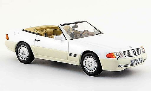 Mercedes 500 Base 1/43 IXO (R 129) weiss 1990 modellautos
