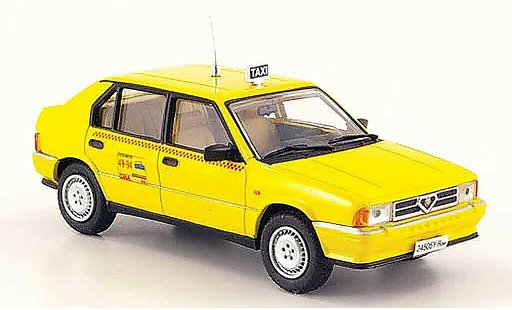 Alfa Romeo 33 taxi 1/43 Pego di roma gelb modellautos