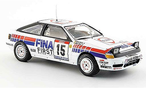 Toyota Celica GT4 1/43 IXO no.15 duez wicha korsika rallye 1991 modellautos