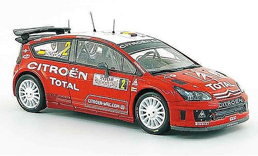 Citroen C4 WRC 2008 1/43 IXO no.2 elfter rallye monte carlo modellautos