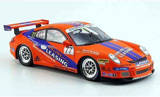 Porsche 911 GT3 CUP 1/43 Spark 2008 No.77 Online Leasing Carrera modellautos