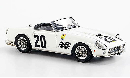 Ferrari 250 Spyder 1/43 Look Smart californiano.20 weiss le mans modellautos