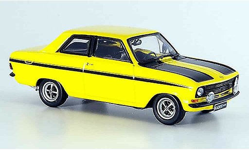 Opel Kadett B B 1/43 Schuco sport gelb schwarz modellautos
