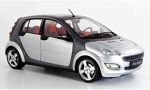 Smart ForFour Base 1/18 Kyosho grau exklusiv 2004 modellautos