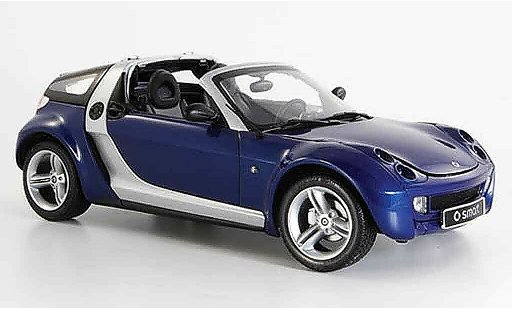 Smart Roadster Coupe 1/18 Kyosho blau 2003 modellautos