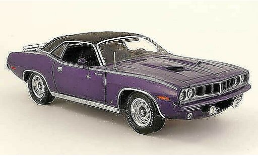 Plymouth Gran Barracuda 1971 1/18 Highway 61 violett schwarz modellautos