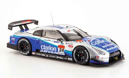 Nissan Skyline R35 1/43 Ebbro JGTC GT R Woodone Advan No.24 Clarion Super GT 2008 modellautos