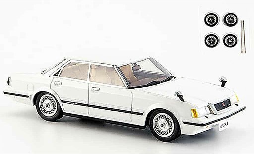 Toyota Mark Base 1/43 Aoshima ii weiss grande twincam24 1982 modellautos