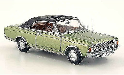 Ford Taunus 20M 1/43 Neo (P7b) Coupe gr&Atilde;&frac14;n/schwarz modellautos