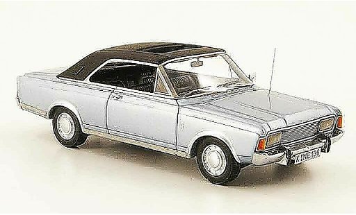 Ford Taunus 20M 1/43 Neo (P7b) Coupe blau schwarz modellautos