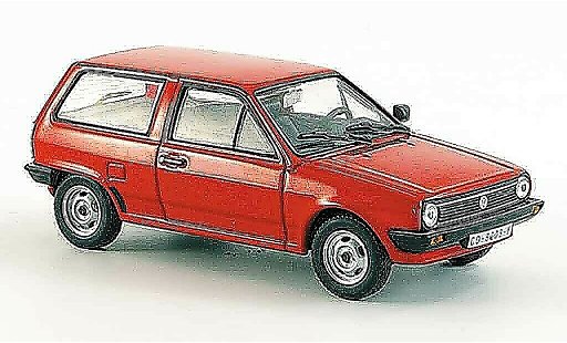 Volkswagen Polo Base 1/43 WhiteBox ii rot modellautos
