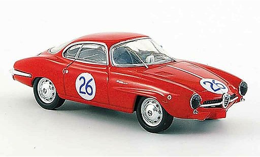 Alfa Romeo Giulietta sprint special 1/43 M4 e no.26 targa florio 1961 modellautos
