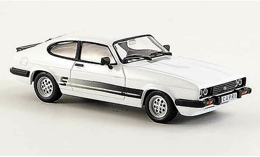 Ford Capri MK3 1/43 WhiteBox III weiss 1981 modellautos