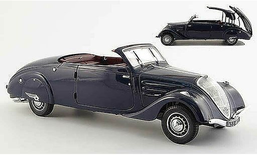 Peugeot 402 Eclipse 1/18 Norev blau 1937 modellautos