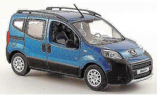 Peugeot Bipper Tepee 1/43 Norev outdoor blau 2009 modellautos